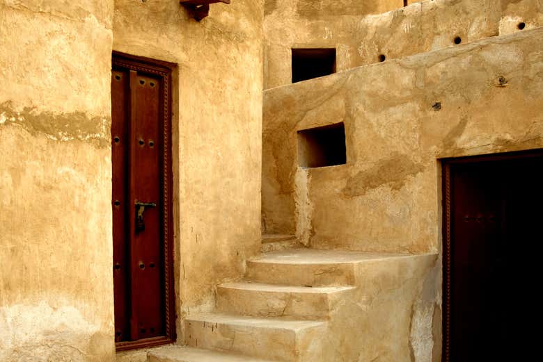 Interior del fuerte