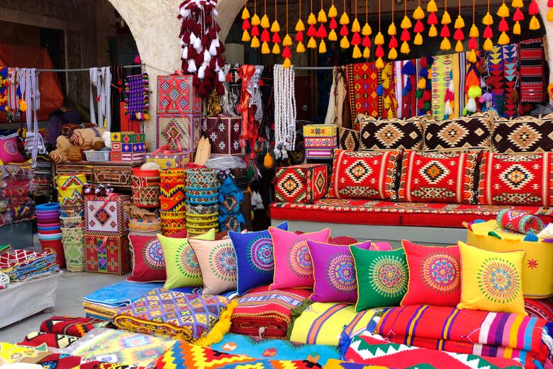 Paseando por el mercado de Souq Waqif