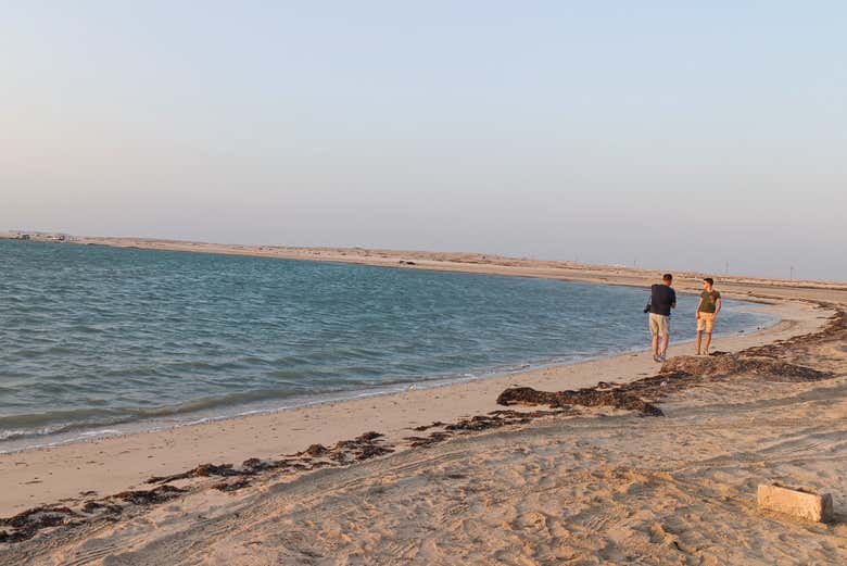 Podréis pasear por la playa de Zekreet