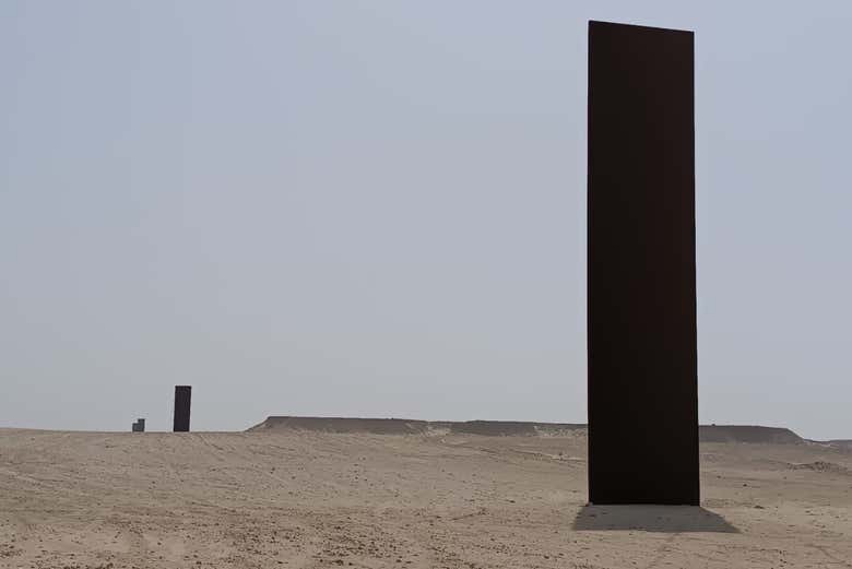 Conoceréis el arte de Richard Serra en el desierto de Zekreet