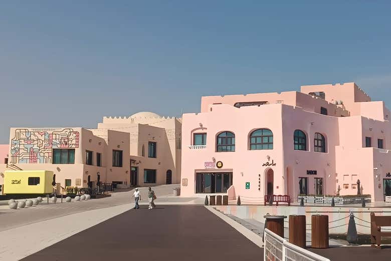 Mina en el antiguo puerto de Doha