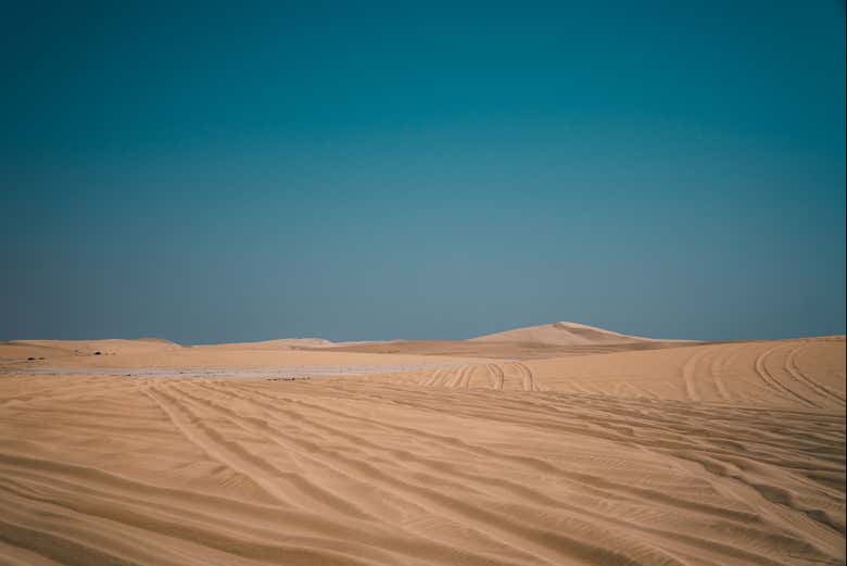 Dunas del desierto de Qatar