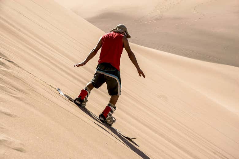 Sandboarding por las dunas