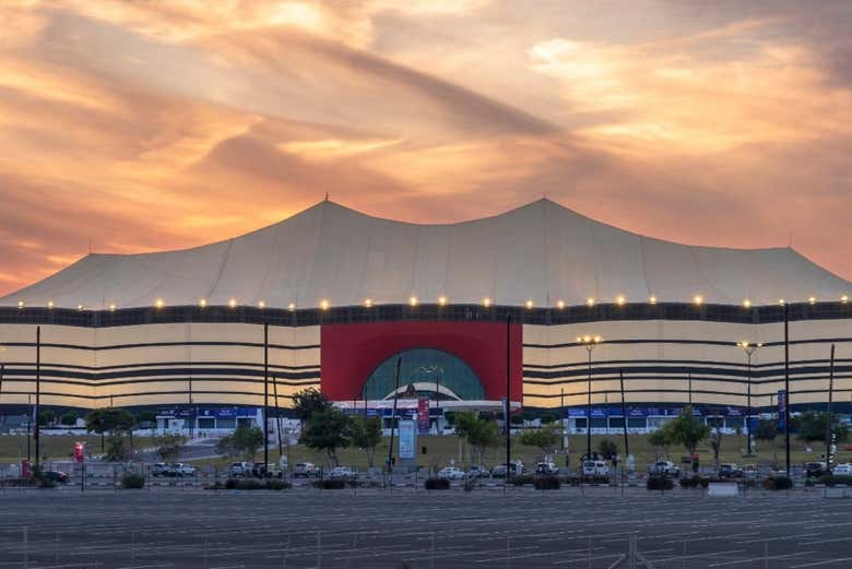 Check out the Al-Bayt Stadium