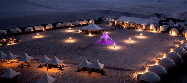 Noite no deserto de Khor Al Adaid