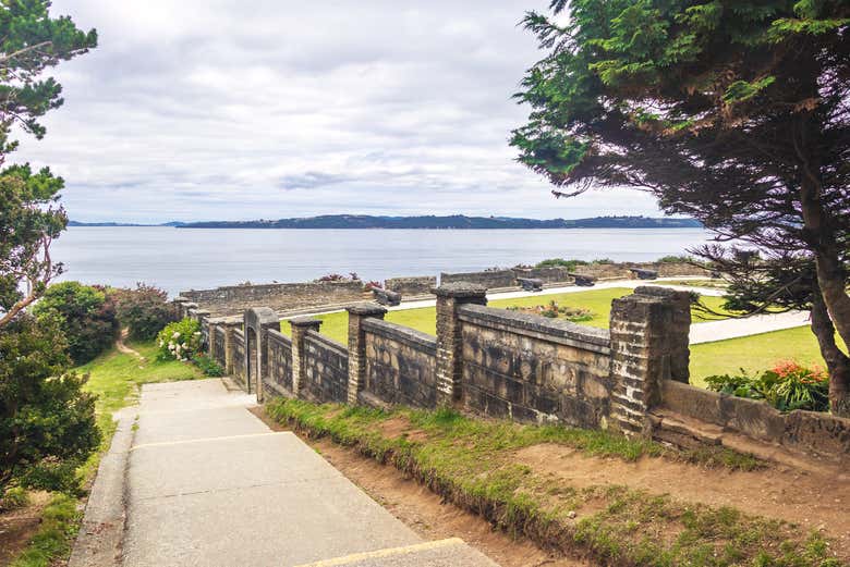 Disfrutando del recorrido por Ancud
