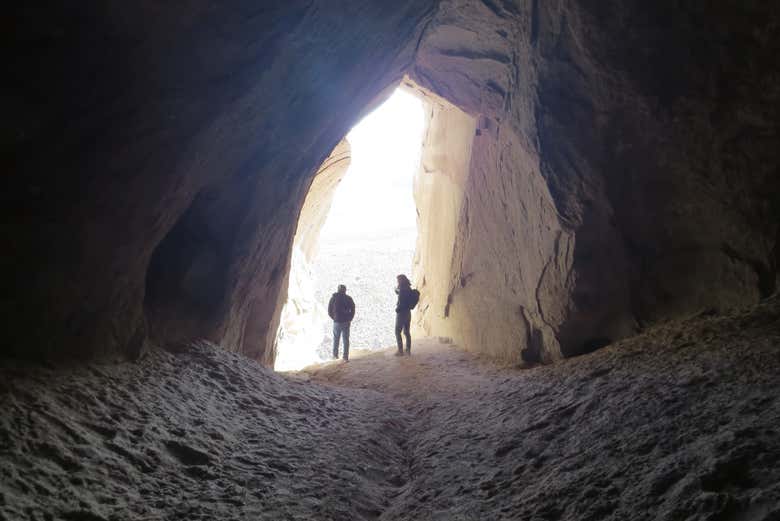 Visitaremos várias grutas do norte do Chile