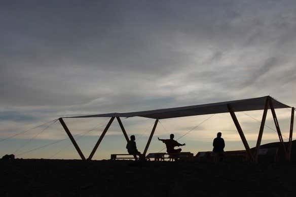 Il tramonto dal belvedere