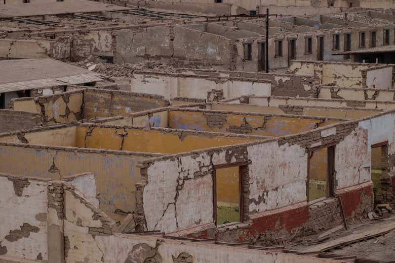 Vestigia della città fantasma di Chacabuco