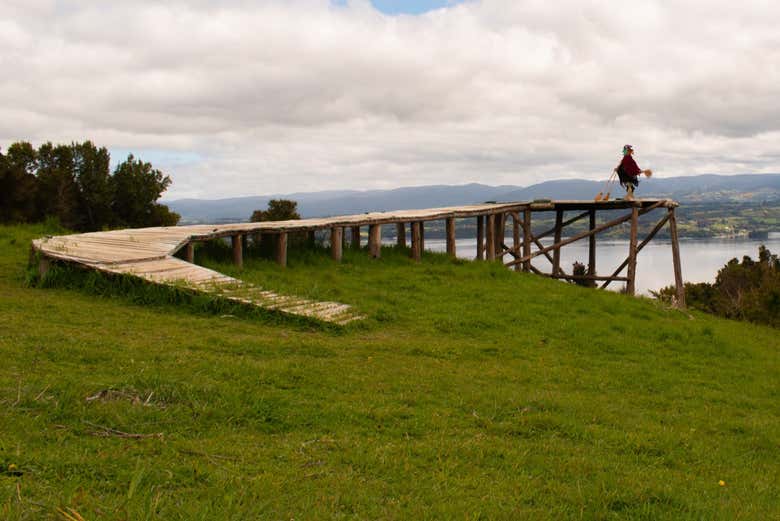 Muelle de los Brujos, sull'isola di Lemuy