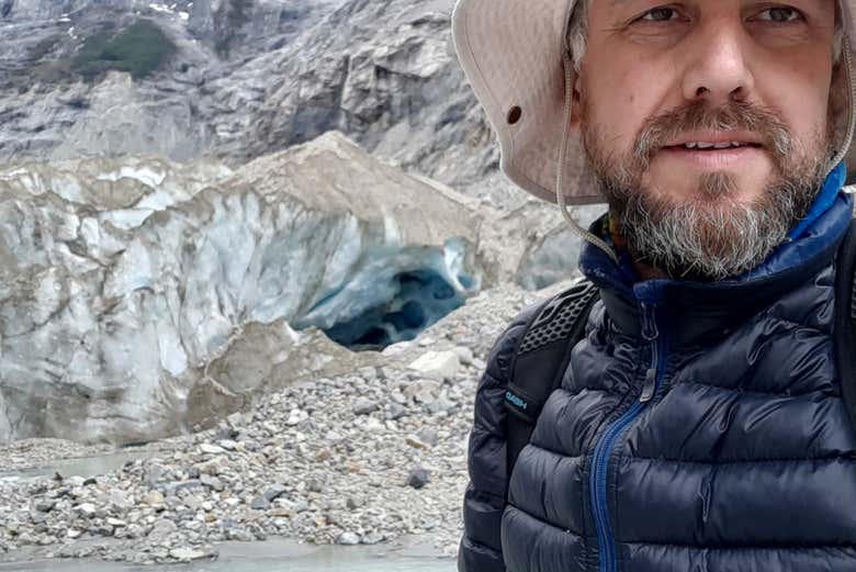 Contemplando il paesaggio naturale di Calluqueo