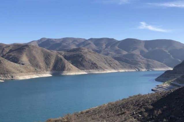 Panorámica del embalse de Santa Juana