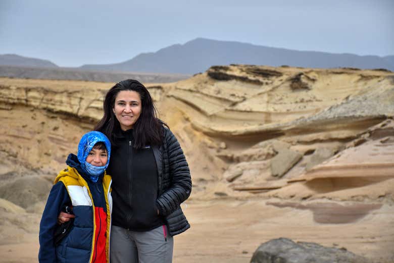 Admirando paisagens insólitas