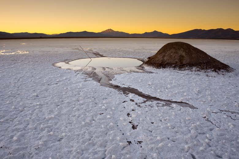 Paisajes del salar de Maricunga