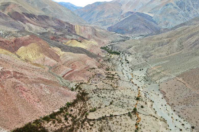 Paisajes del valle de Atacama