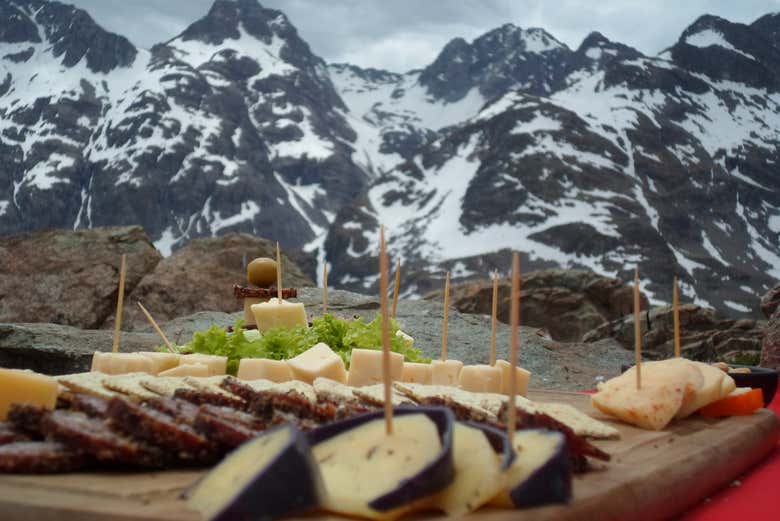 Aperitivo campestre junto a los Andes