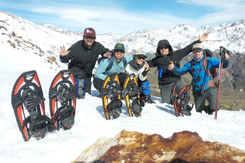 O passeio com raquetes de neve é algo único