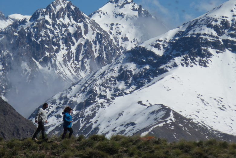 Andean hiking along the La Herradura route