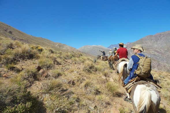 Passeio a cavalo pelas montanhas de Curicó