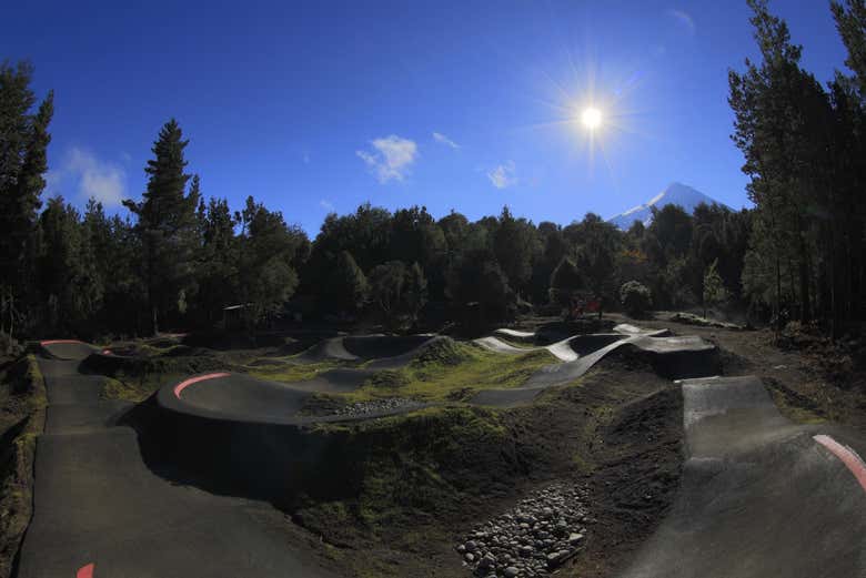 Le Kotaix Bike Park, près du volcan Osorno