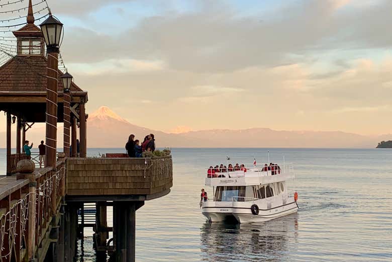 Navegando por el lago Llanquihue