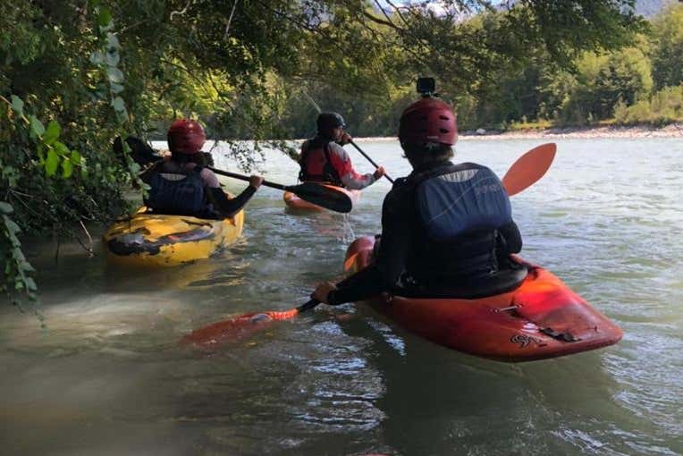Percorso in kayak al fiume Espolón