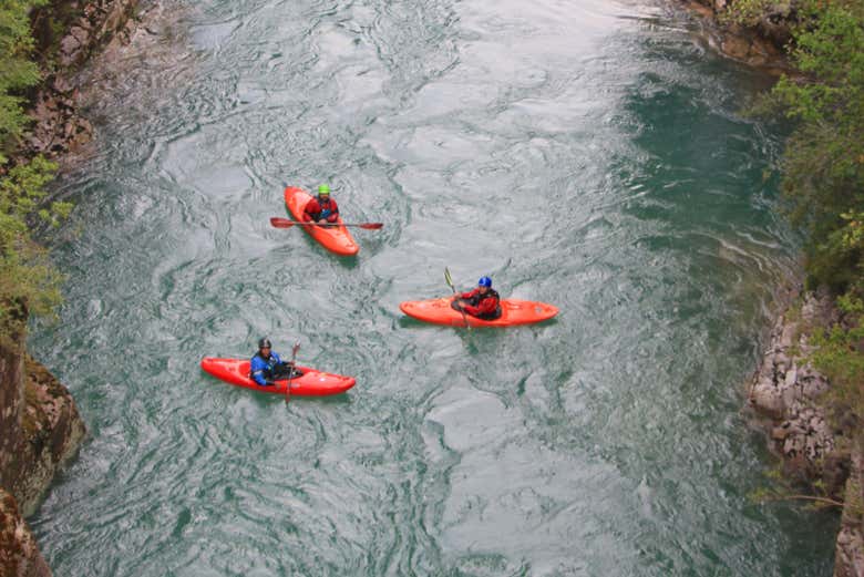 Kayak sul fiume Espolón