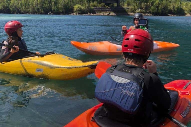 Divertimento a bordo dei kayak