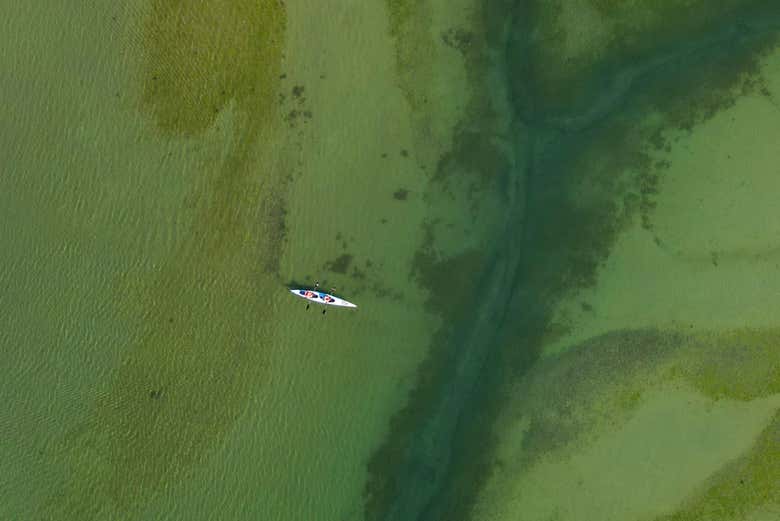 Panoramica della traversata in kayak