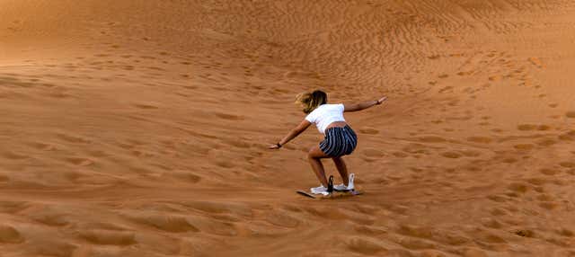 Curso de sandboard no Cerro Dragón