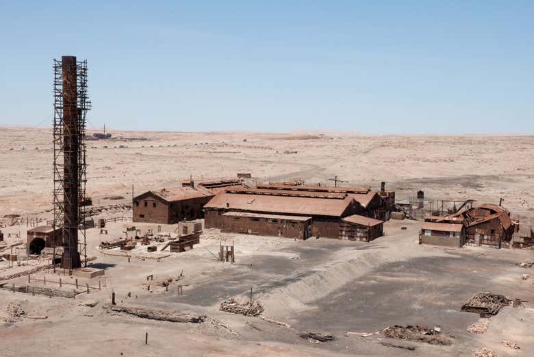 Panorámica de la salitrera
