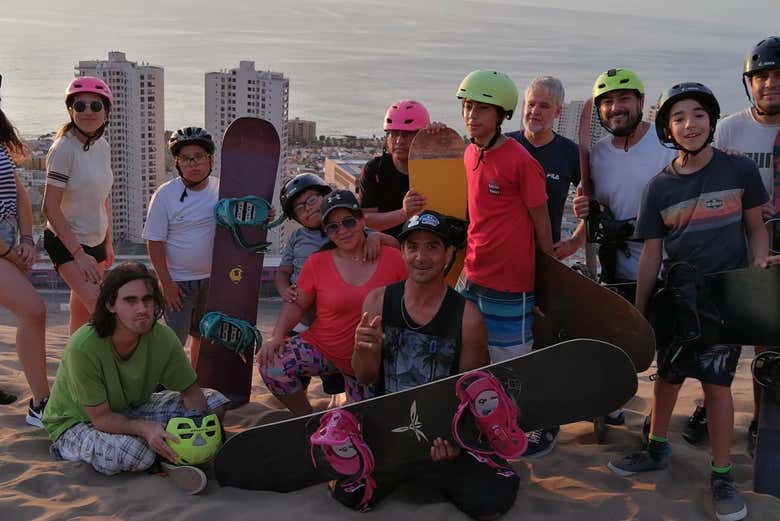 Sandboarding a Iquique