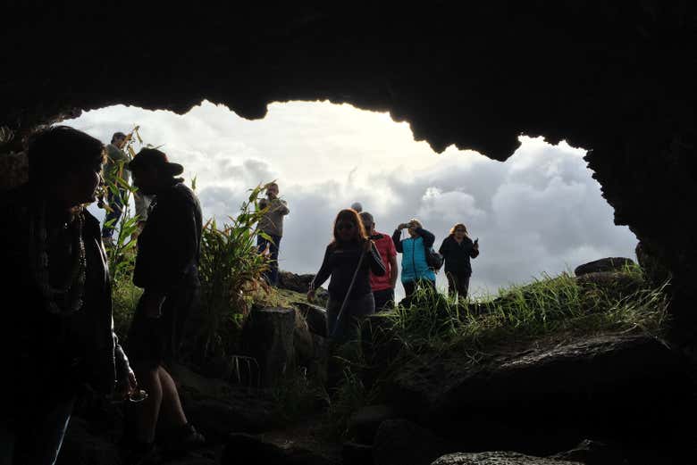In una grotta ad Akahanga