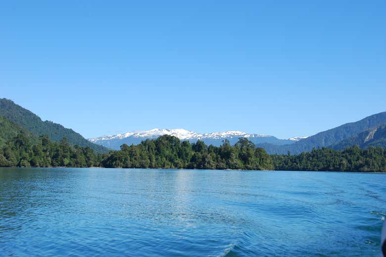Paisagens do lago Rosselot