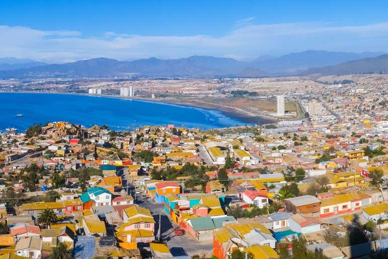 Vue panoramique sur La Serena et Coquimbo