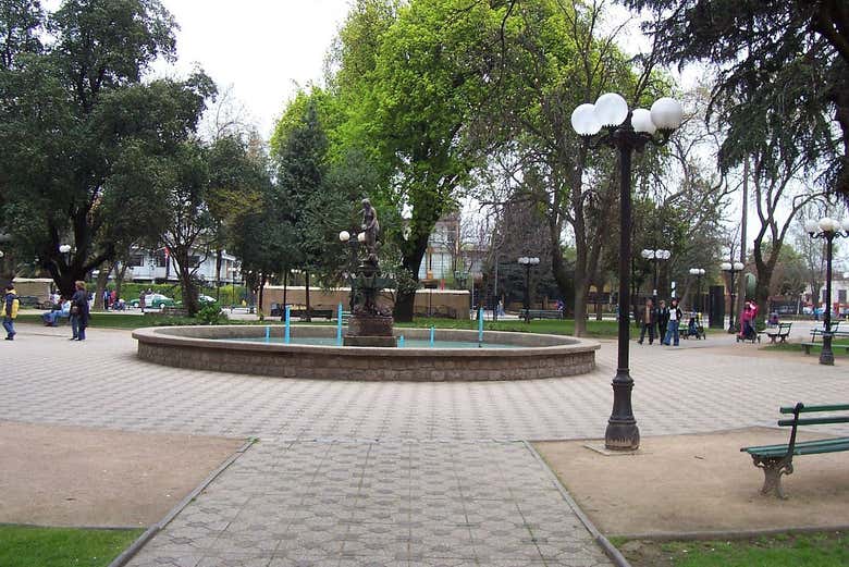 Fontana della Plaza de Armas di Linares