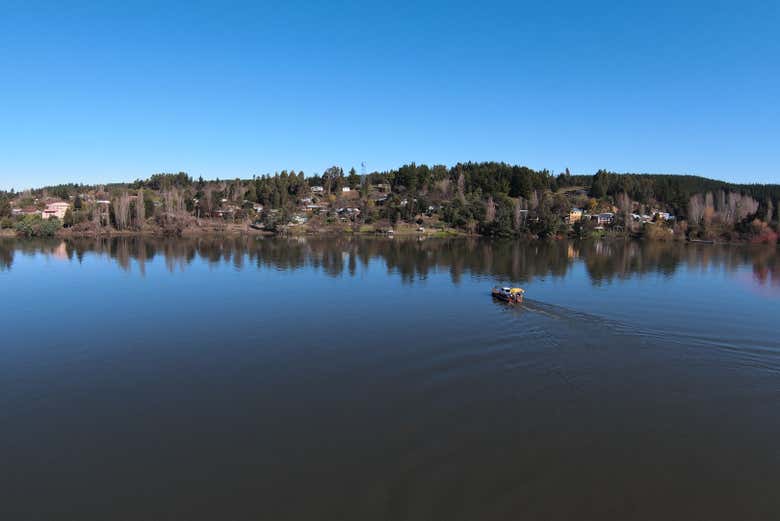 Navegando pelo rio Biobío