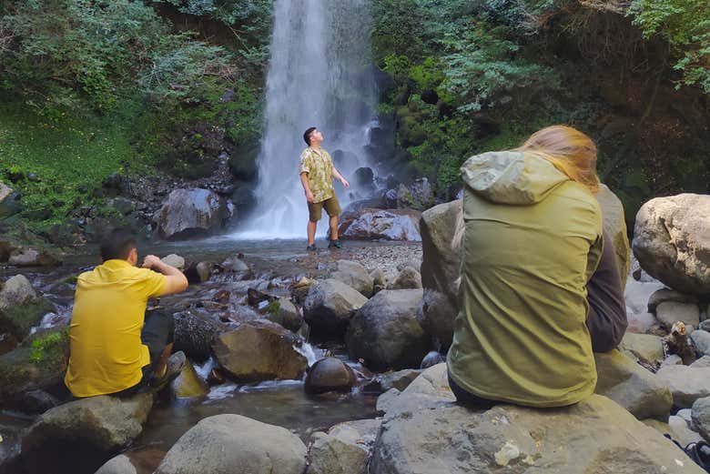 Apreciando as paisagens do Alto Biobío