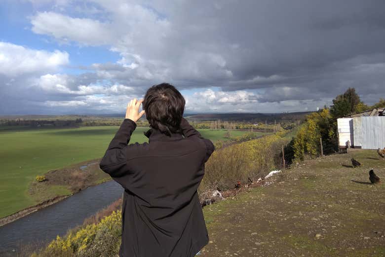 Fotografiando los paisajes de Quilaco