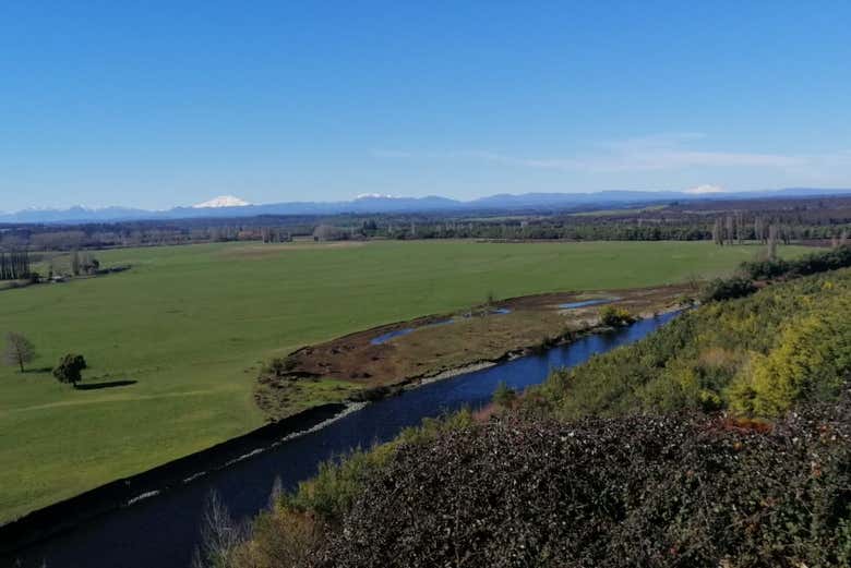 Paisajes de la ruta Mulchén-Quilaco