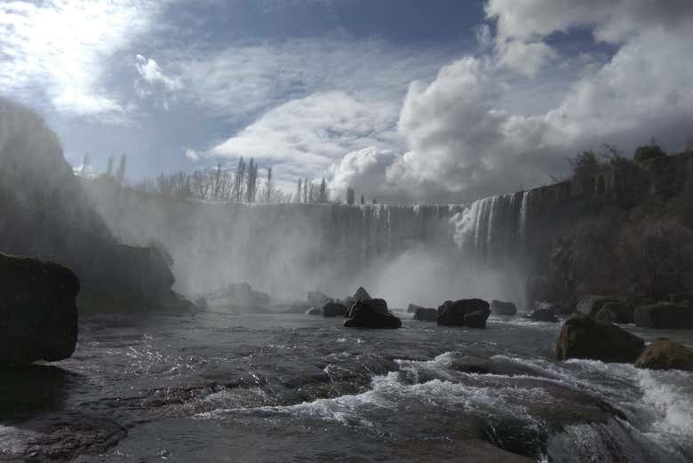 Panorámica de los Saltos del Laja