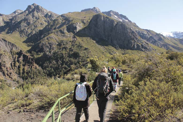 Disfrutando de los paisajes andinos