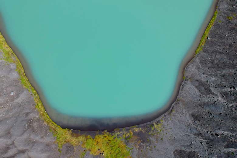 Dettaglio della laguna di Espejo