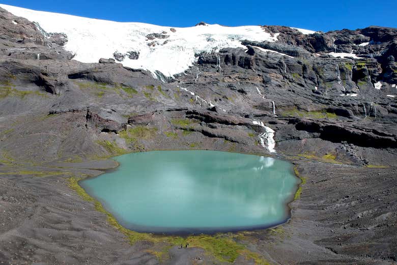 Laguna Espejo, en el glaciar chileno Sierra Nevada