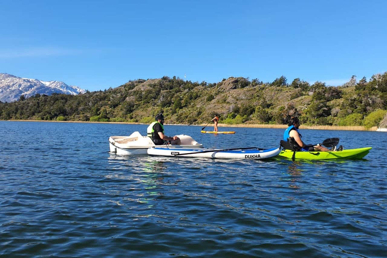 Silvia Lagoon Paddle Surf or Kayak Rentalfrom Mallín Grande