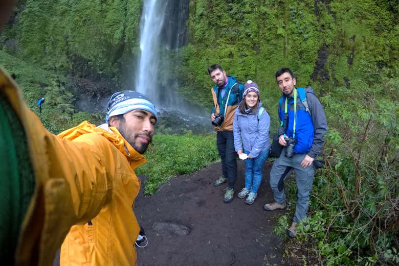 Disfrutando del salto El Canelo