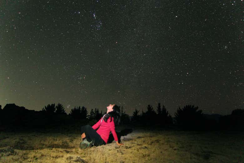 Contemplando las estrellas