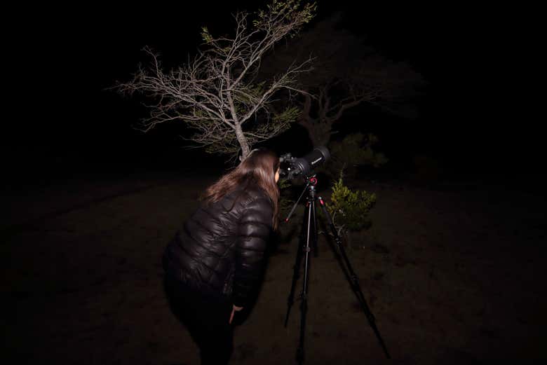Haremos fotografías de las estrellas