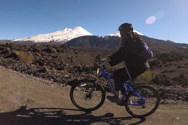 Pedaleando pelo Parque Nacional Conguillío