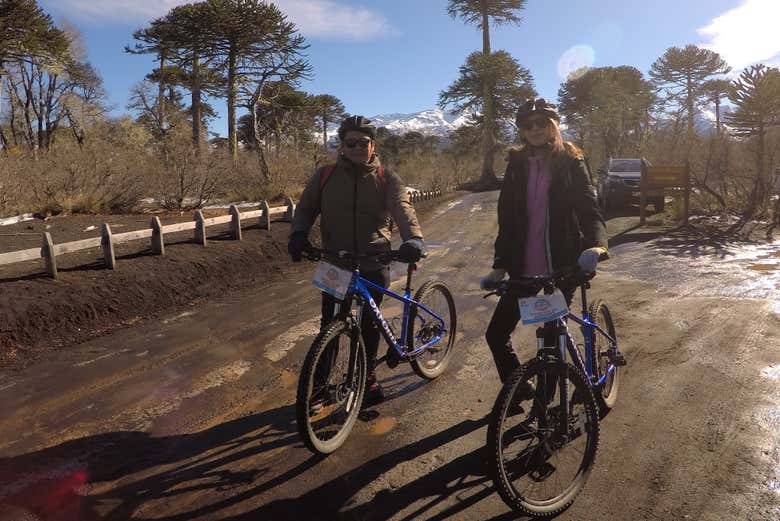 Rota de bicicleta pelo Parque Nacional Conguillío